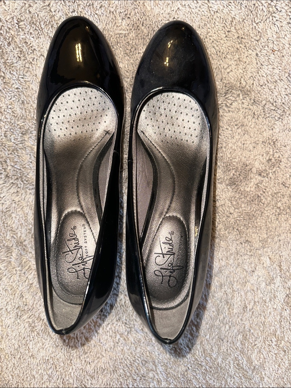 Life Stride Black Heel